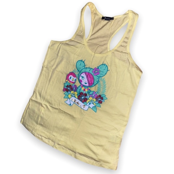 tokidoki Tops - TOKIDOKI/ Aloha Sandy Racerback Tank Too